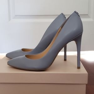 Ivanka Trump Leather Light Blue Pumps